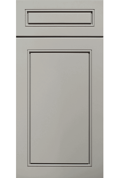 13 Grey Double Shaker Kitchen Cabinet Los Angeles