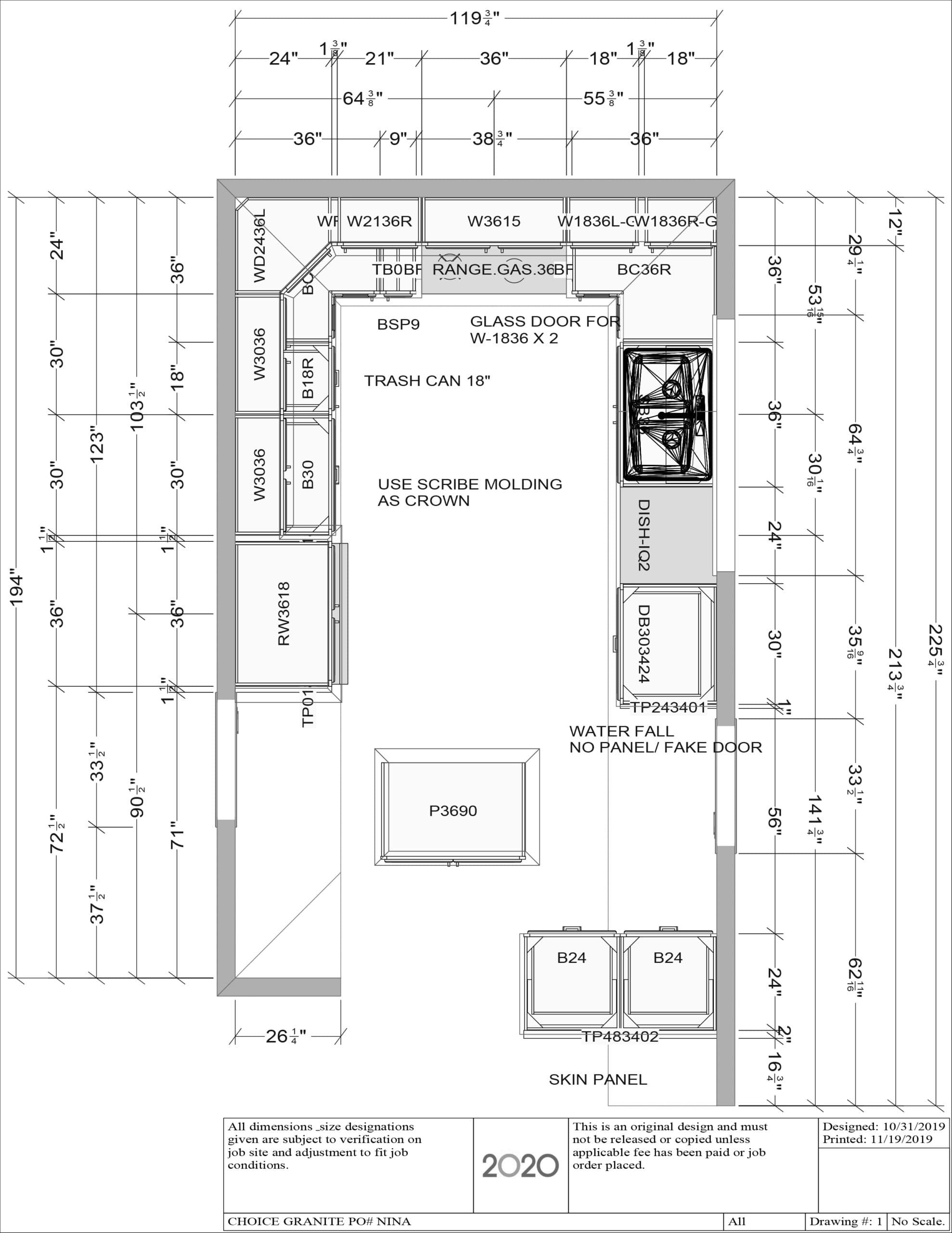 20 20 design example scaled Kitchen Cabinet Los Angeles