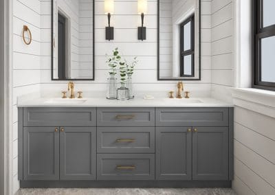 High quality new design wooden bathroom cabinet 1 Bath Vanity