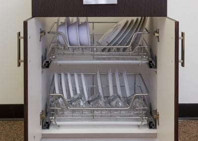 Plate Organizer ROT Modern Euro Kitchen Cabinets