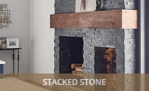 stacked stone Kitchen Back Splash Tiles