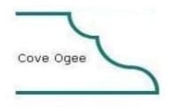 14 Cove Ogee Quartz Counter Tops