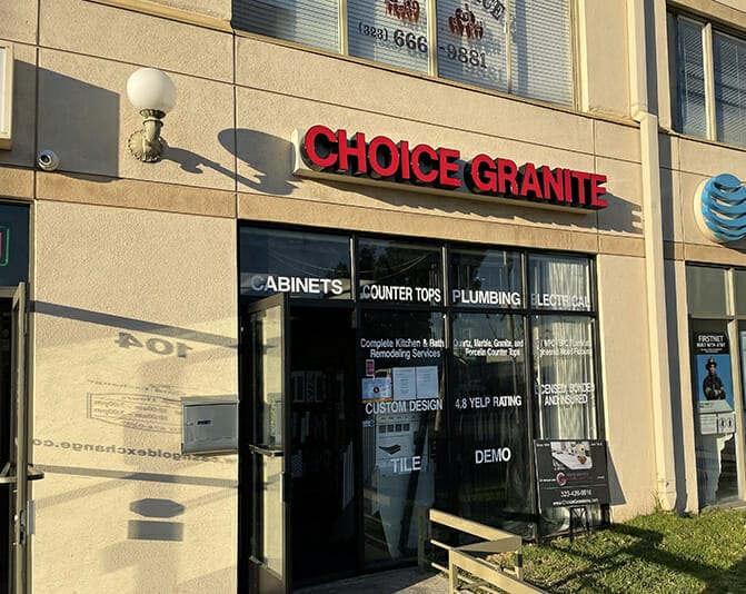 Choice Granite & Kitchen Cabinets – New Hollywood, California Location