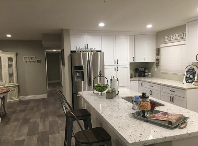 How we decided on Quartzite countertops and how to care for them